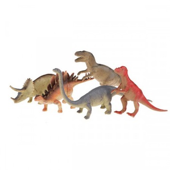 Set 5 Figurine Dinozauri, Toi - Toys, +3 ani Set 5 Figurine Dinozauri, Toi - Toys, +3 ani