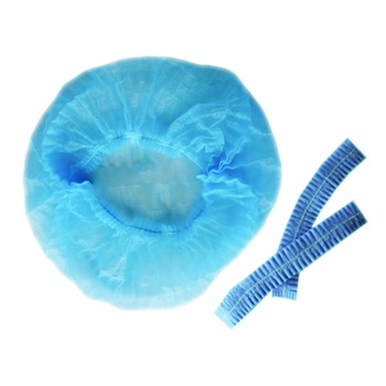 Bonete medicale cu elastic in perimetru (tip capeline), albastru, 100 bucati/set Bonete medicale cu elastic in perimetru (tip capeline), albastru, 100 bucati/set