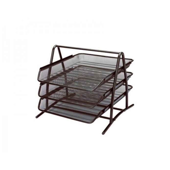 Tavite suprapozabile documente metal, 3 set