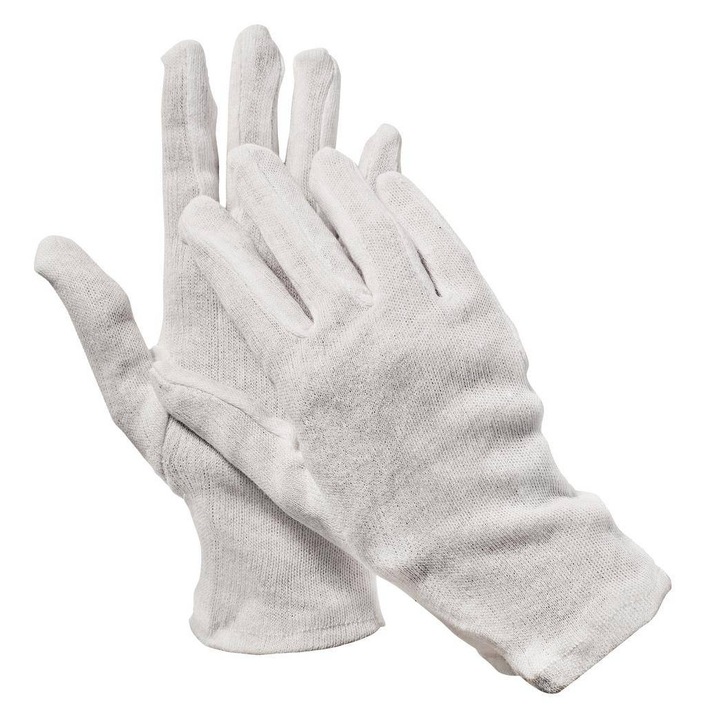Защитни ръкавици, Cerva, KITE, избелен памук, 7