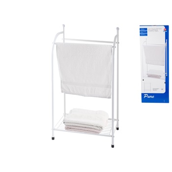 Suport baie pentru prosoape din metal, 46x28x80 cm Suport baie pentru prosoape din metal, 46x28x80 cm