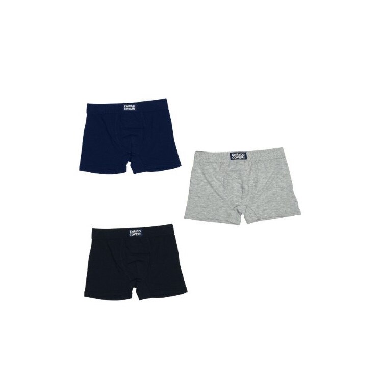 Set 3 perechi boxeri, baieti, Enrico Coveri, Multicolor