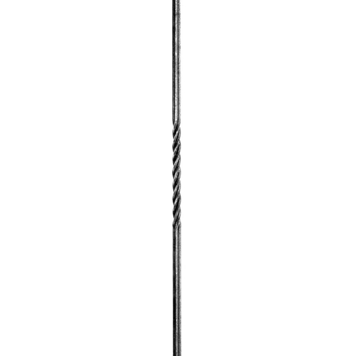 Kovácsoltvas korlát 900mm, csavart, hornyolt, korláthoz, kapuhoz, kerítéshez, Ferrobrand