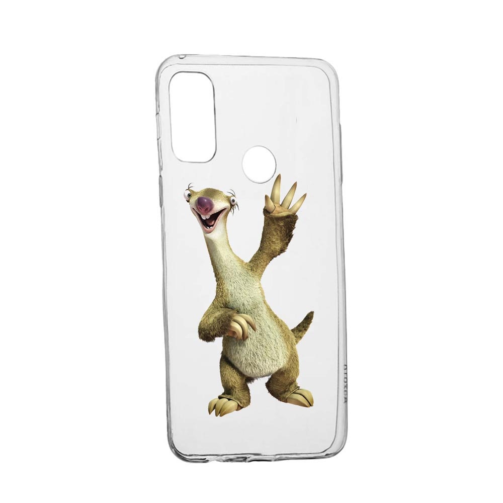 Husa Silicon Compatibila Cu Google Pixel 4a 5G, Ice Age Sid, rezistenta la uzura, anti-alunecare, 24