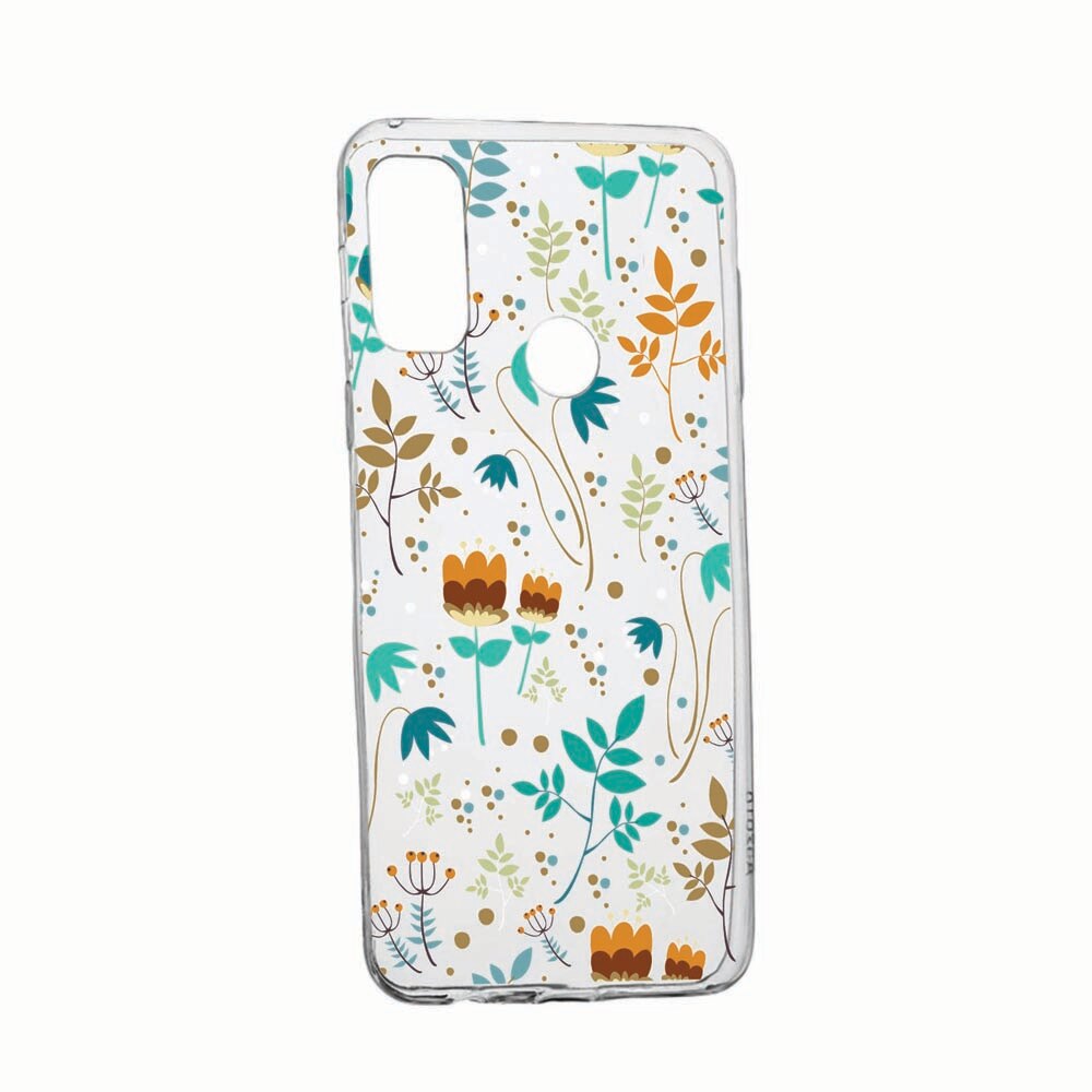 Husa Silicon Compatibila Cu Google Pixel 4a, Flowers, rezistenta la uzura, anti-alunecare, 28