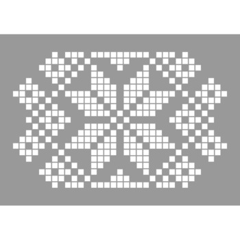 Sablon 34 x 25cm, Repetitiv - Traditional Brau - SMTR06 Sablon 34 x 25cm, Repetitiv - Traditional Brau - SMTR06