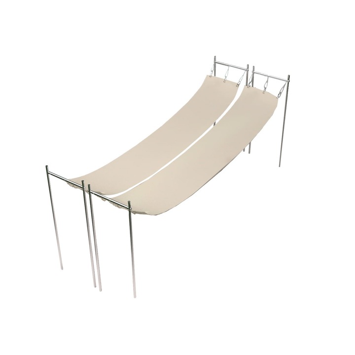 Римски пояс за беседка, SunShade, водоустойчив, слънцезащитен, цвят be, 1,5 х 7 м