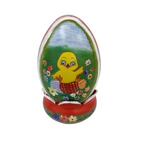 ou decorativ de paste din ceramica de arges realizat manual argcoms pictura cu puisor 13 cm imagen 2_0_
0