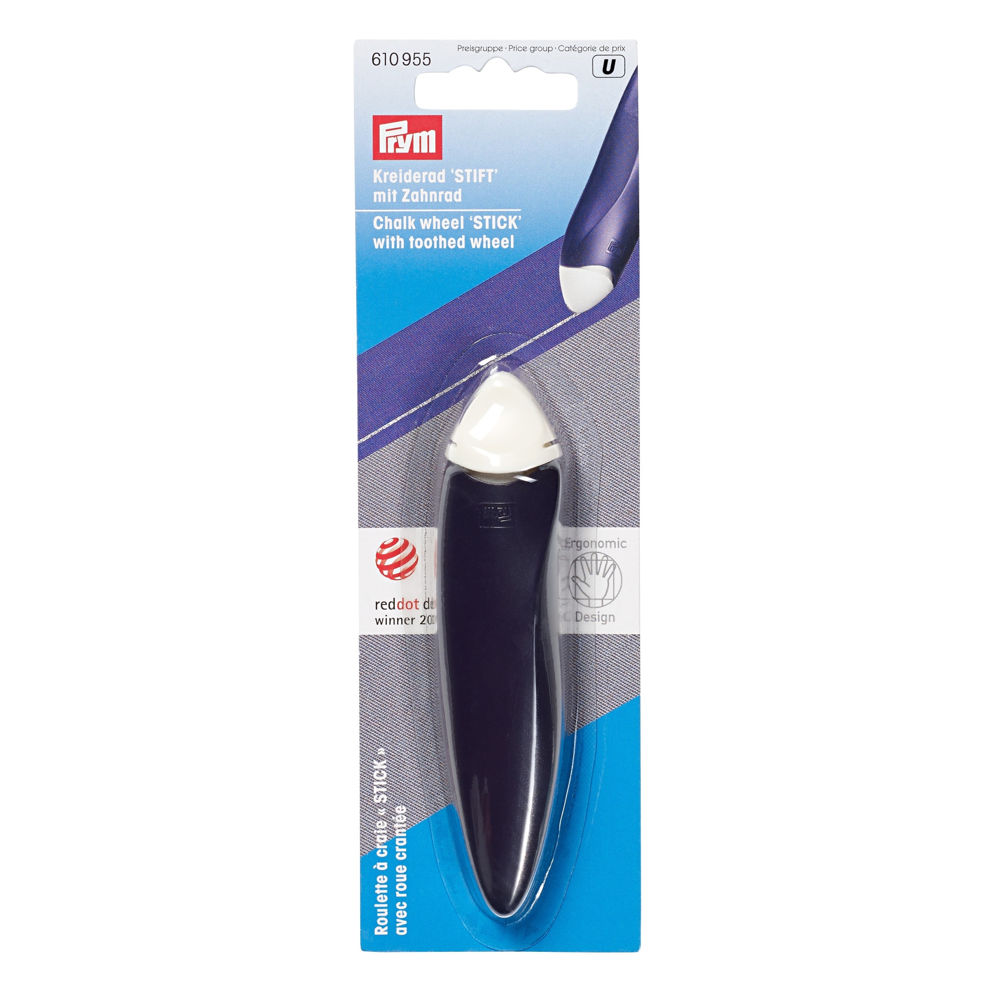 Stick croitorie, de marcat cu creta, Prym Ergonomics, 610955