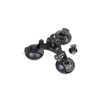 Sistem de Fixare cu 3 Ventuze pentru Camere Video Sport - compatibil Gopro Sistem de Fixare cu 3 Ventuze pentru Camere Video Sport - compatibil Gopro