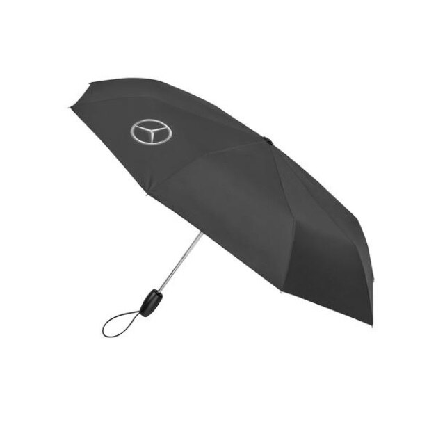 Umbrela Mercedes Benz Compacta, Automata, Neagra