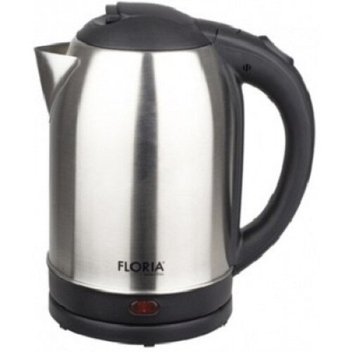 Cana fierbator din inox, argintiu/negru,1500 w, 2 L