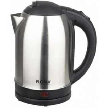 Cana fierbator din inox, argintiu/negru,1500 w, 2 L Cana fierbator din inox, argintiu/negru,1500 w, 2 L