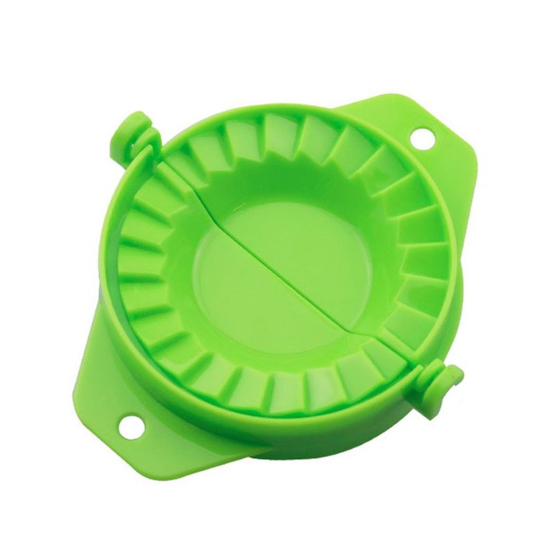 Forma din plastic pentru ravioli, 10.5x9 cm, culoare verde