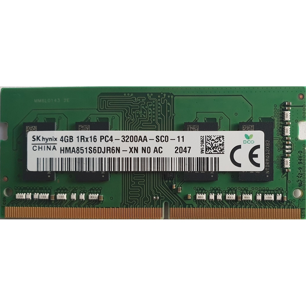 Memorie laptop SODIMM SK Hynix 4GB, 3200MHz DDR4, CL22, 1.2V