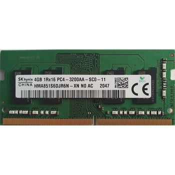 Memorie laptop SODIMM SK Hynix 4GB, 3200MHz DDR4, CL22, 1.2V Memorie laptop SODIMM SK Hynix 4GB, 3200MHz DDR4, CL22, 1.2V