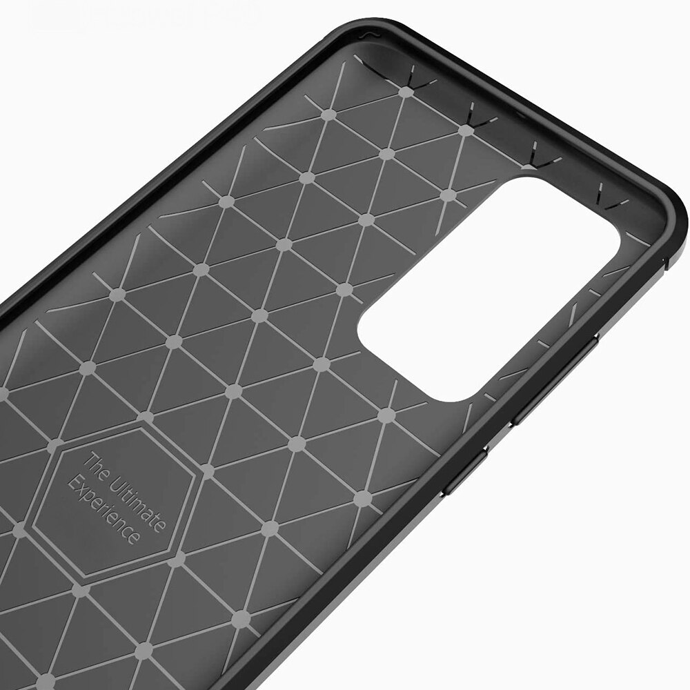 Husa pentru Huawei P40 Pro Plus - Techsuit Carbon Silicon - Negru