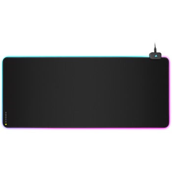 Mousepad gaming Corsair MM700 Extended, iluminare RGB, cablu detasabil USB-C, hub 2 porturi USB, 930x400 mm, Negru Mousepad gaming Corsair MM700 Extended, iluminare RGB, cablu detasabil USB-C, hub 2 porturi USB, 930x400 mm, Negru