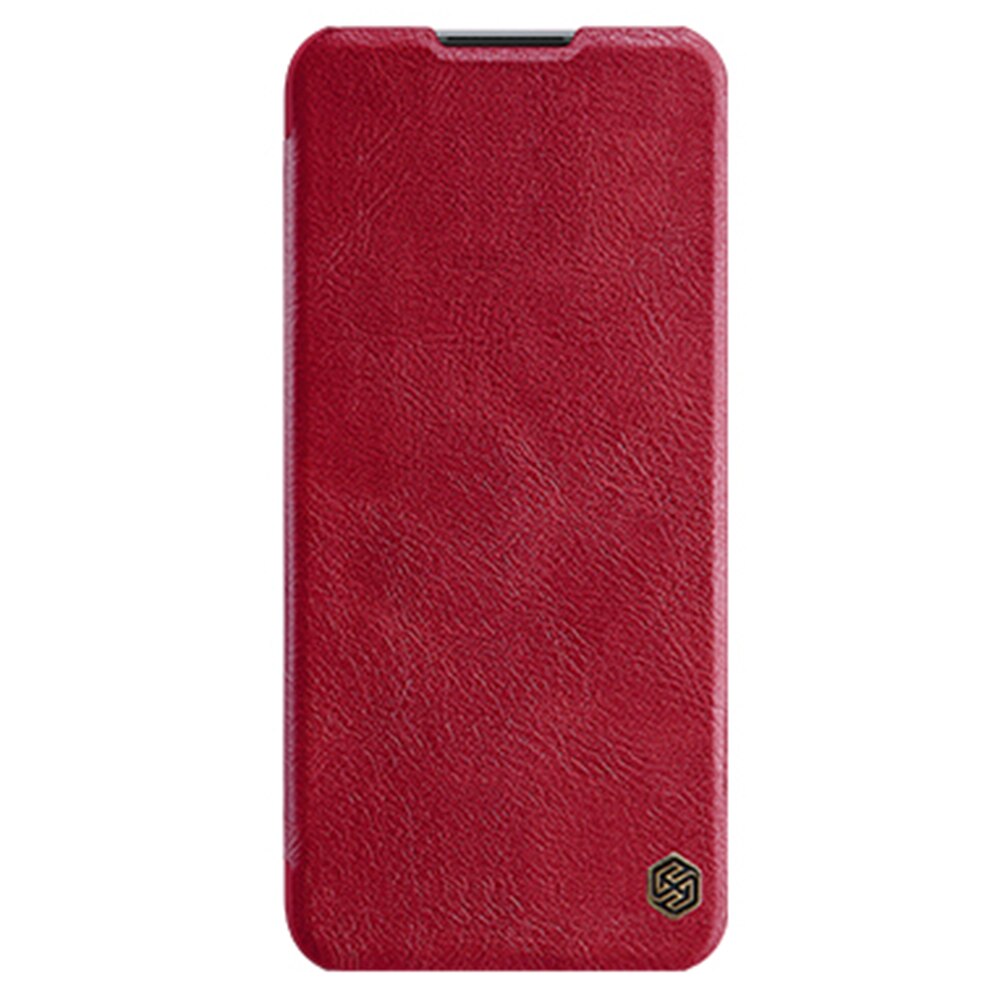 Carcasa din piele Nillkin, compatibila Oneplus Nord N10, Rosu