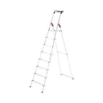 Scara din aluminiu pliabila, model Hailo L60, 1x8 trepte, greutate maxima suportata 150kg Scara din aluminiu pliabila, model Hailo L60, 1x8 trepte, greutate maxima suportata 150kg