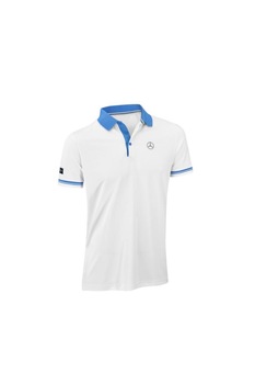 Tricou Mercedes-Benz EQC Barbati, Polo, Alb-Albastru, M Tricou Mercedes-Benz EQC Barbati, Polo, Alb-Albastru, M