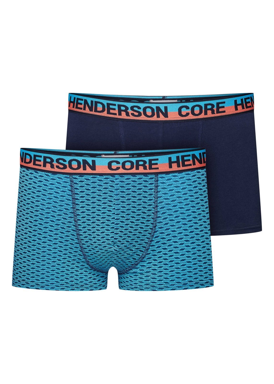 Set 2 perechi Pantaloni scurti tip boxeri Henderson Ouzo Albastru/Blumarin