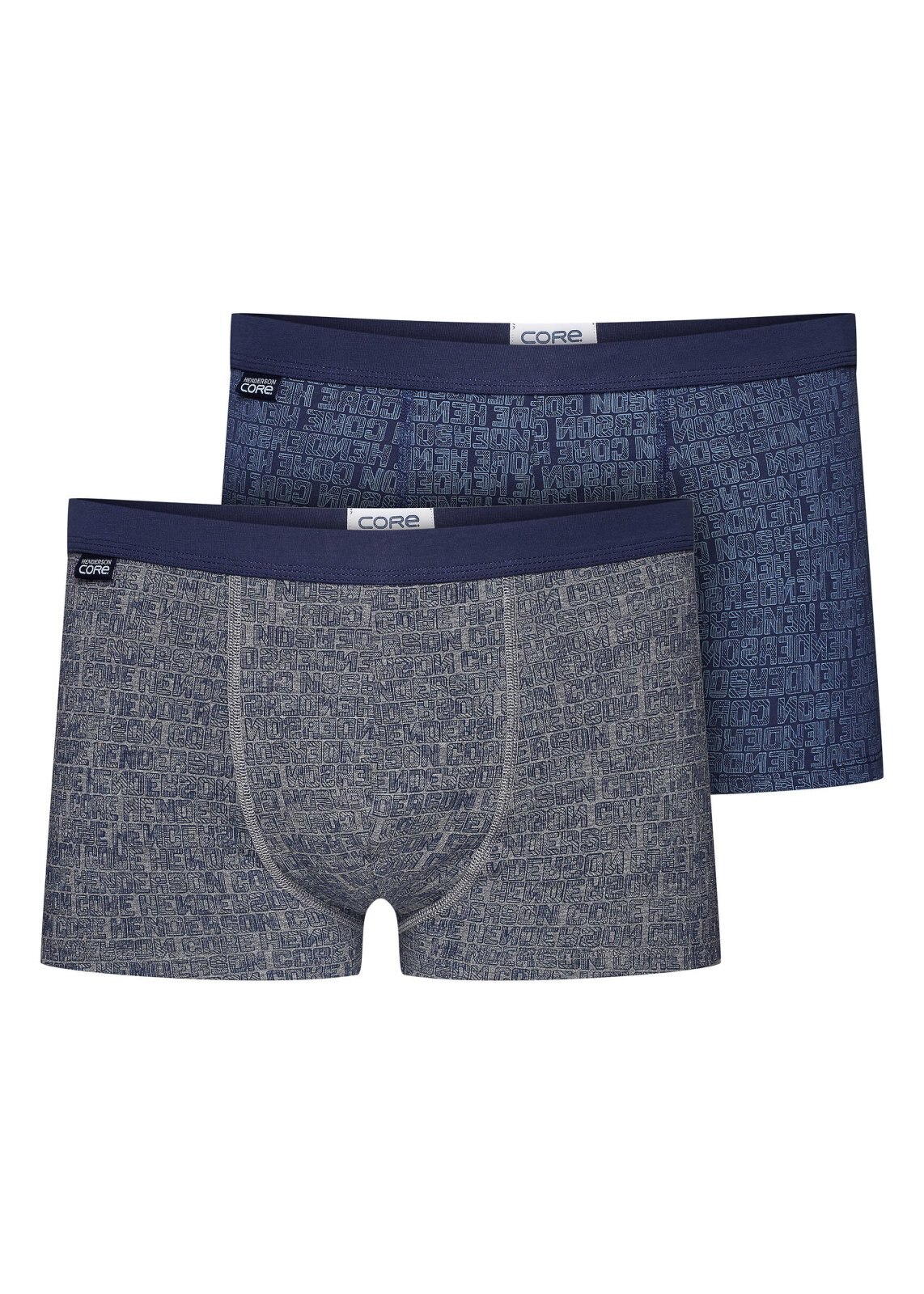 Set 2 perechi Pantaloni scurti tip boxeri Henderson Omen Albastru