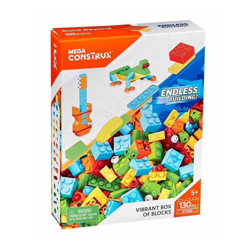Set De Construit Vibrant Box of Blocks 130 Piese