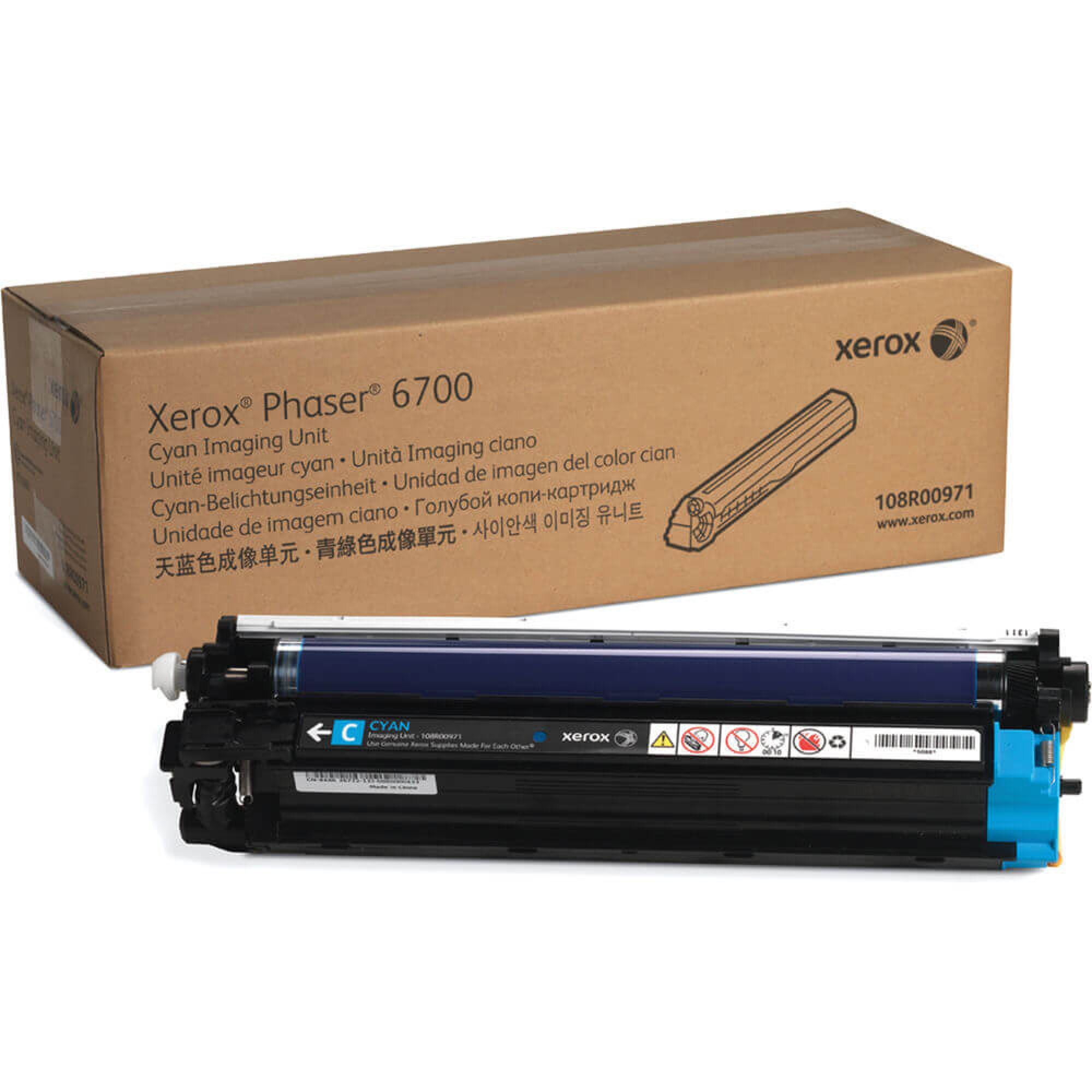 Drum Original XEROX 108R00971 Cyan 50000pagini pentru Phaser 6700