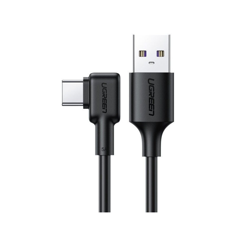 Cablu Date Incarcare Ugreen Compatibil Cu Device-uri Cu Mufa Type-c, Quich Charge 3.0 5a, Negru - Us307