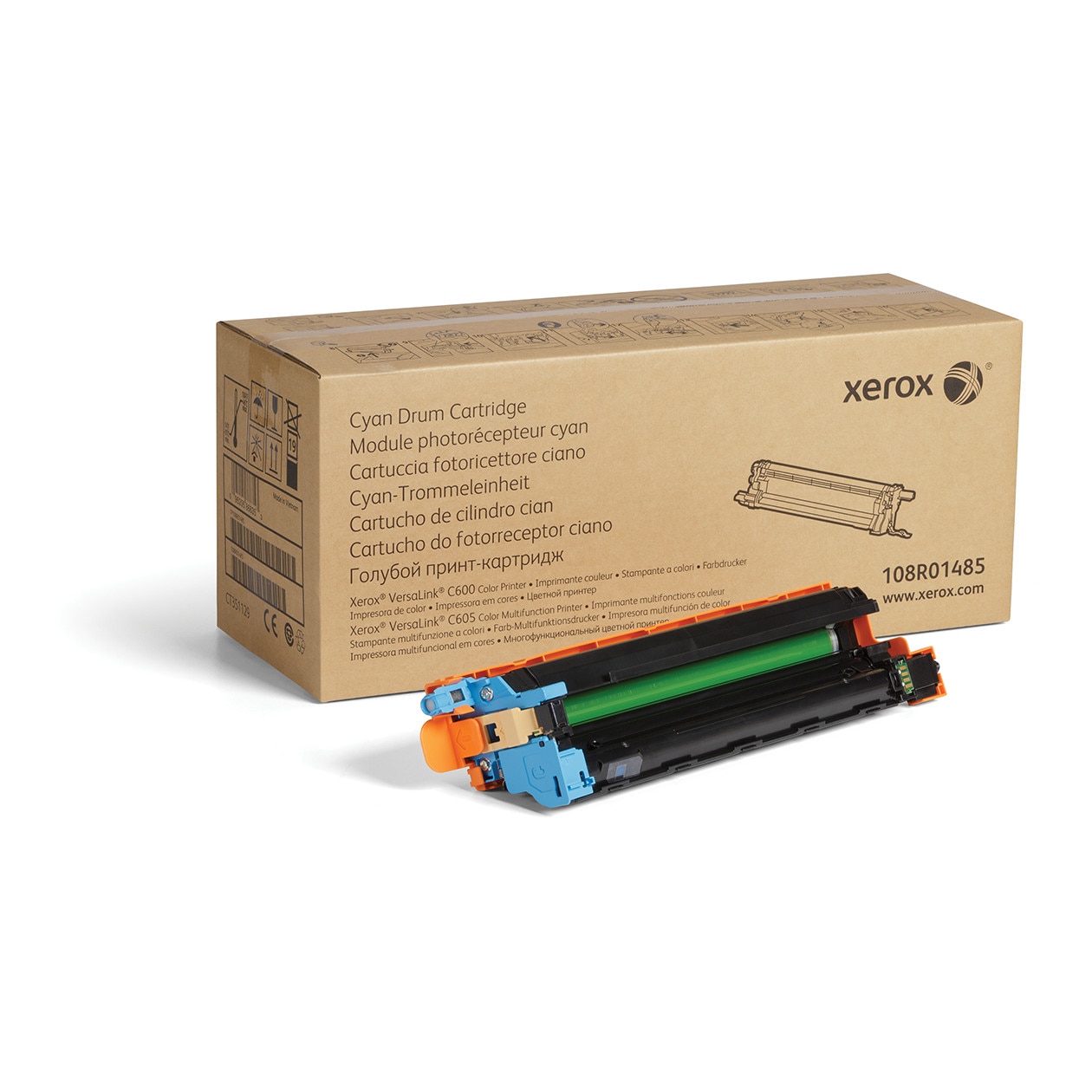Drum Original XEROX 108R01485 Cyan 40000pagini pentru VL C600/C605