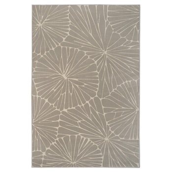 Covor sintetic Geo 8867-1-43255, 120x170 cm, bej inchis, model floral Covor sintetic Geo 8867-1-43255, 120x170 cm, bej inchis, model floral