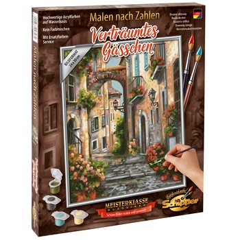 Set pictura pe numere Schipper - Dreamy alleyway, 24x30 cm Set pictura pe numere Schipper - Dreamy alleyway, 24x30 cm