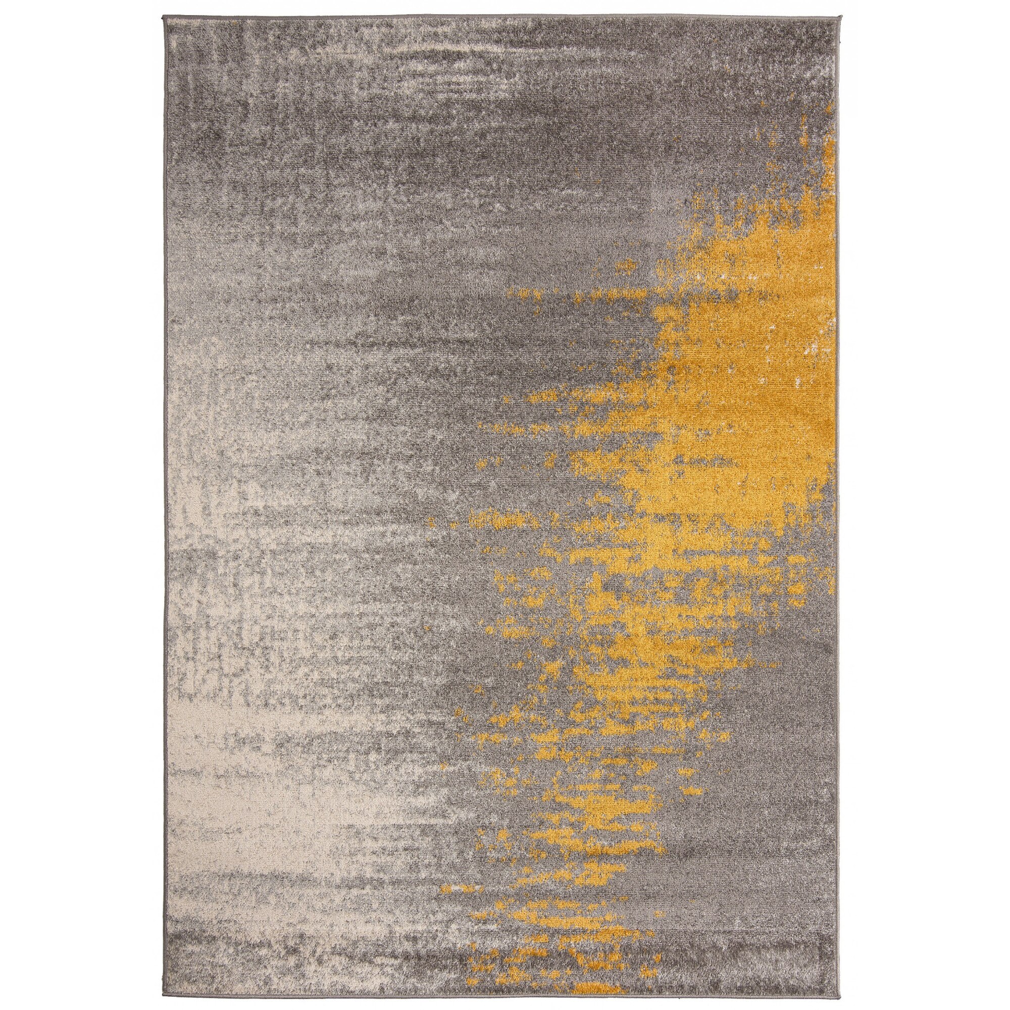 Covor Spring Modern Abstract Colors Soft Chemex H170A galben 60x200