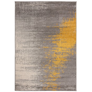 Covor Spring Modern Abstract Colors Soft Chemex H170A galben 60x200 Covor Spring Modern Abstract Colors Soft Chemex H170A galben 60x200