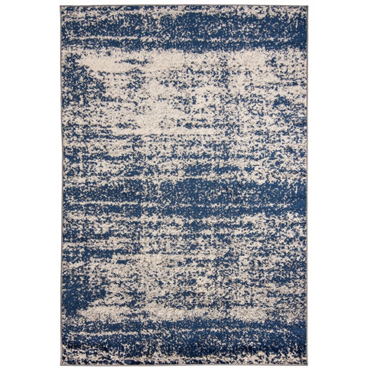 Covor Spring Modern Abstract Colors Soft Chemex H171A albastru 60x200