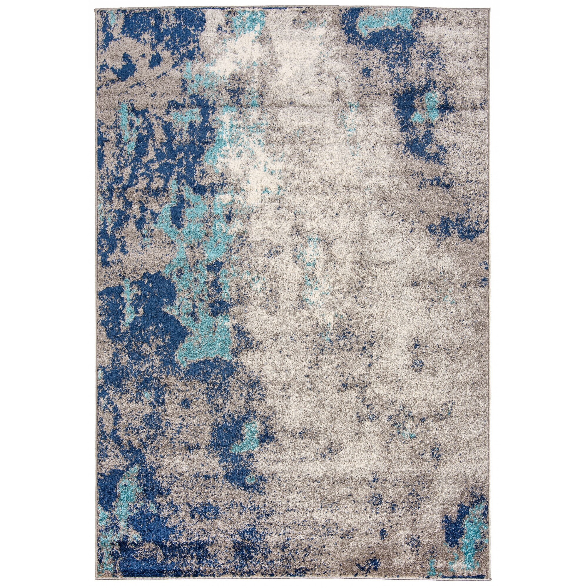 Covor Spring Modern Abstract Colors Soft Chemex H172A albastru 160x160