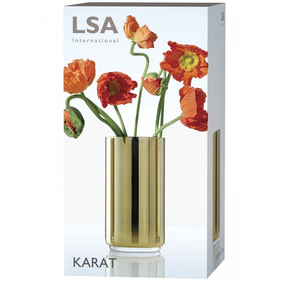 Vaza LSA International Karat 26cm Gold eMAG.ro