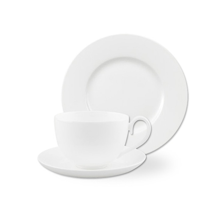 Villeroy & Boch Royal 342521 Cappuccino porcelán étkészlet, 18 db, fehér