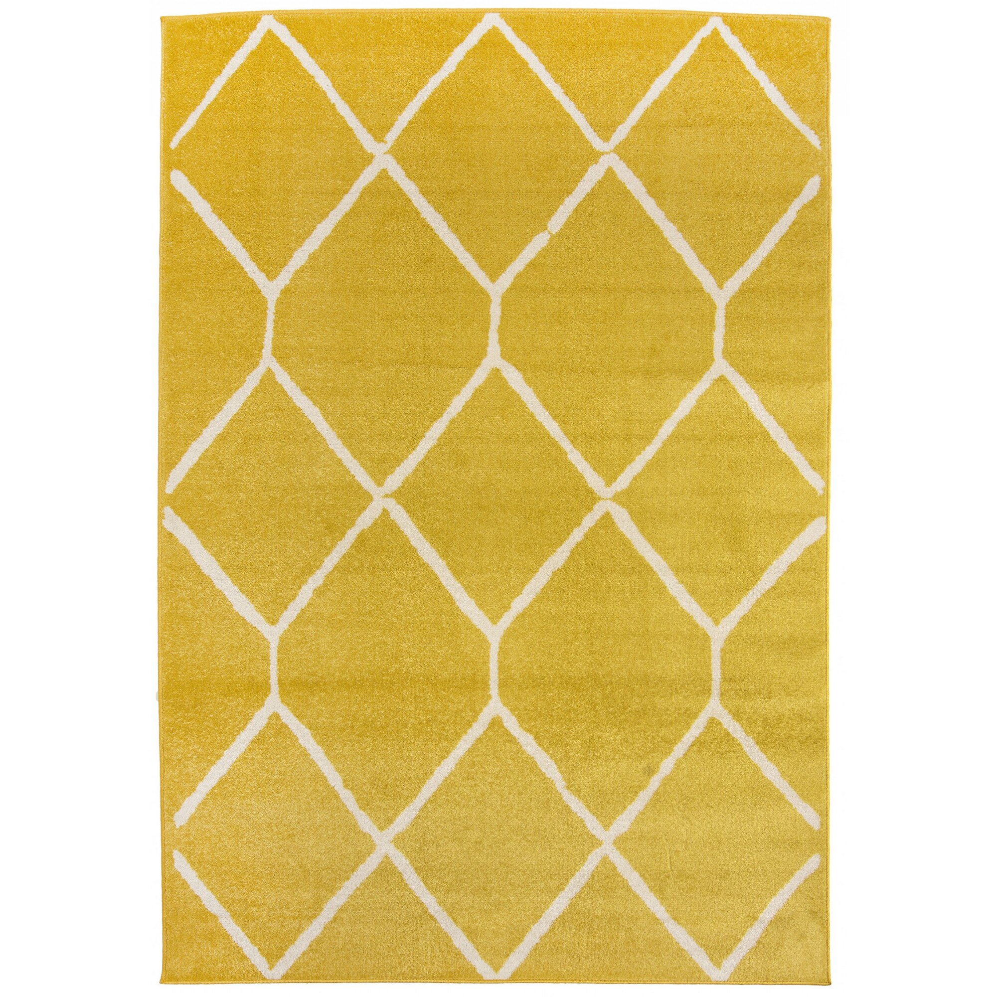 Covor Spring Modern Abstract Colors Soft Chemex H180A galben 200x300