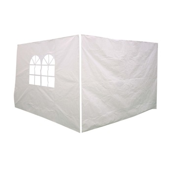 Pereti laterali pentru pavilion Garden C2 din polietilena, impermeabil, 3 x 3 m, alb Pereti laterali pentru pavilion Garden C2 din polietilena, impermeabil, 3 x 3 m, alb