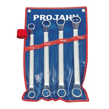 Set de chei inelare cotite duble PROJAHN metrice 21-32 mm 4 buc/set in husa Set de chei inelare cotite duble PROJAHN metrice 21-32 mm 4 buc/set in husa