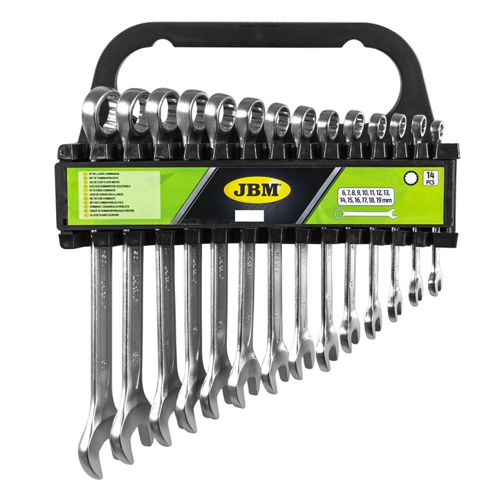 Set de 14 chei combinate, JBM