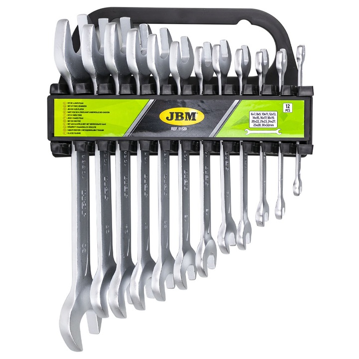 Set de 12 chei fixe, JBM
