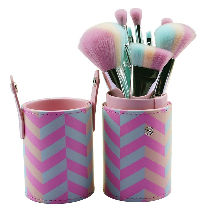 Set 7 pensule premium, Peri naturali/sintetici, Multicolor