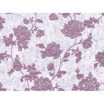 Tapet vinil Slavyanski Oboi, Trandafiri 5592-06, model cu flori, gri-mov, lavabil, pentru living sau dormitor, rola 0.53 m x 10.05 m Tapet vinil Slavyanski Oboi, Trandafiri 5592-06, model cu flori, gri-mov, lavabil, pentru living sau dormitor, rola 0.53 m x 10.05 m