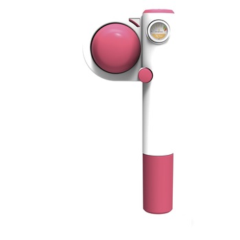 Espressor portabil manual Handpresso Pump Pop, 16bar, 22 x 10 x 7 cm, manometru incorporat, alb/roz Espressor portabil manual Handpresso Pump Pop, 16bar, 22 x 10 x 7 cm, manometru incorporat, alb/roz