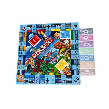 Joc de societate Monopoly PawPatrol-Patrula Catelusilor in limba engleza, 42 X 42 cm, LikeStore Joc de societate Monopoly PawPatrol-Patrula Catelusilor in limba engleza, 42 X 42 cm, LikeStore