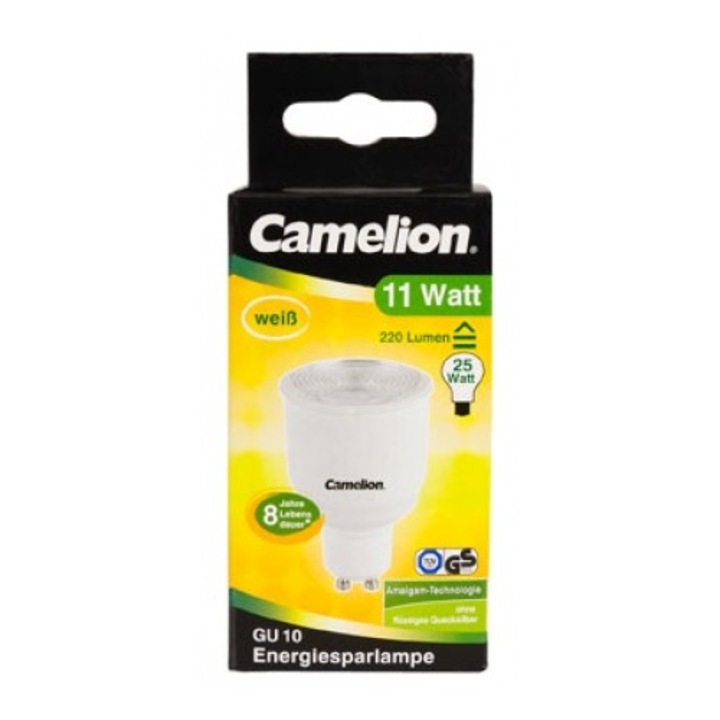 R izzó, 11W, Camelion, átlagos élettartam 8000 óra