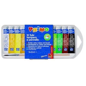 Tempera, Morocolor, 12 culori, 12 ml Tempera, Morocolor, 12 culori, 12 ml